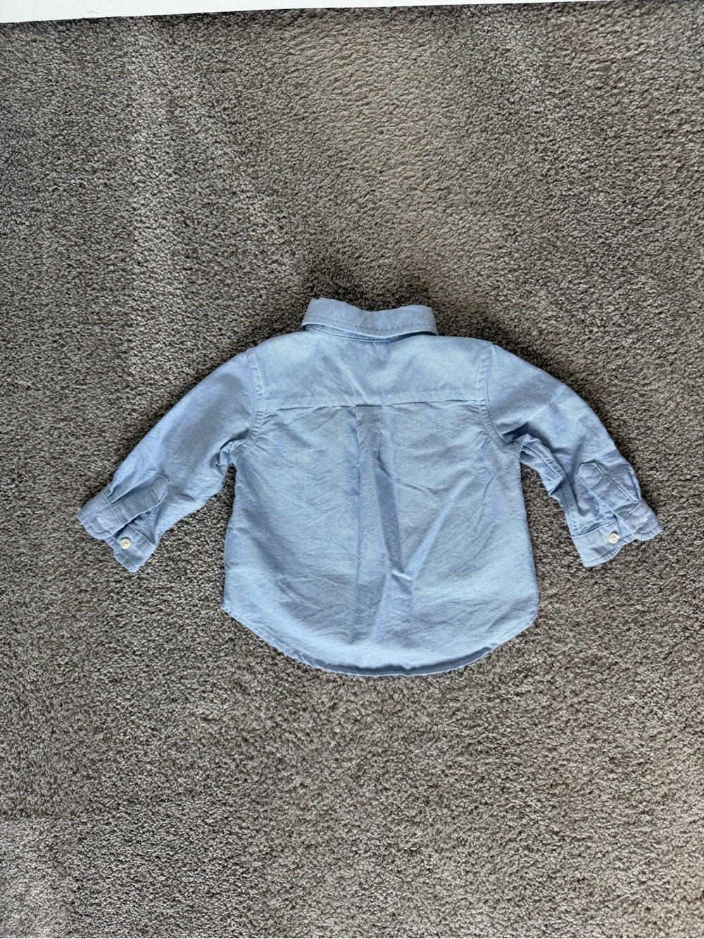 Ralph Lauren Baby Boy Iconic Oxford Shirt Button-Down Shirt Size 6M - Picture 2 of 5
